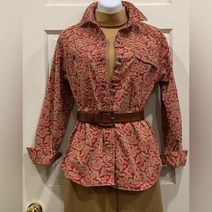 Ralph Lauren green label paisley shirt